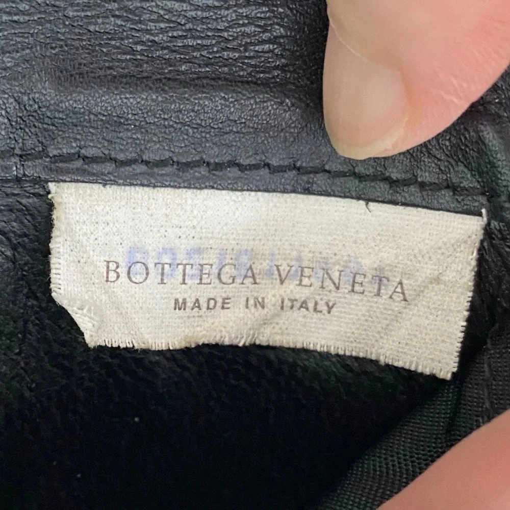 $990 Bottega Veneta Nappa Black Leather Intrecciato Flap Bifold Long Wallet